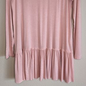 Mom & Co Maternity Pink Tunic Top
